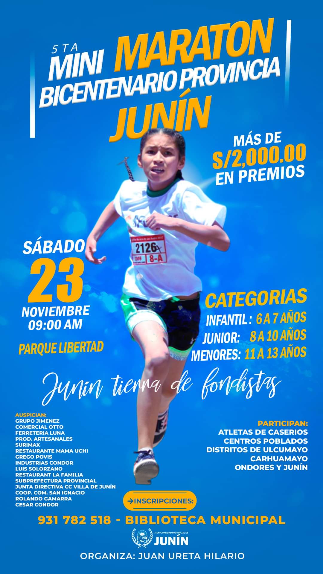 Niña corriendo.