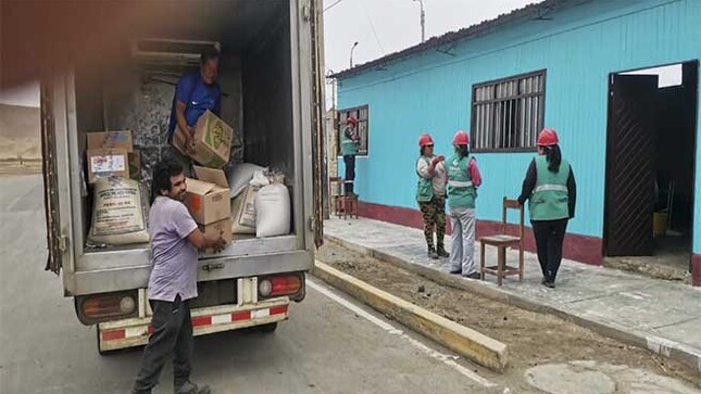 Municipalidad brinda asistencia alimentaria a 21 comedores populares de la provincia. 