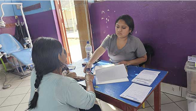 Municipalidad realiza CAMPAÑA DE SALUD GRATUITA EN EL C.P. GARLERO