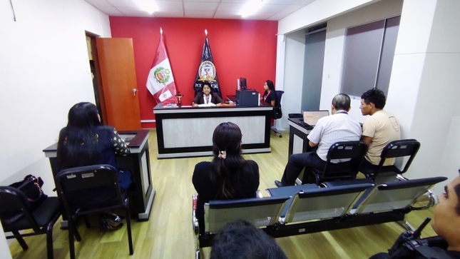 Primer juicio en Unidad de Flagrancia de Piura concluye con sentencia condenatoria efectiva