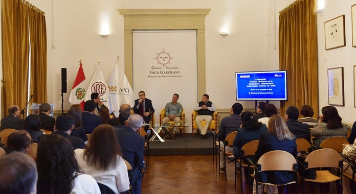 Cancillería y APCI organizan conferencia “Alianzas Multiactor en la Cooperación Internacional: Gobernanza y Factores de éxito”
