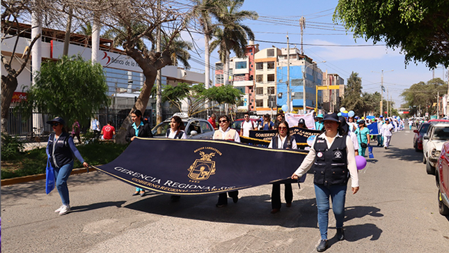 Geresa realiza caminata de sensibilización por el Día Mundial de la Lucha contra la Diabetes
