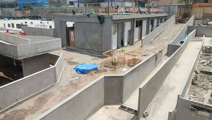 Avanza la construcción de la Escuela Bicentenario 09 y 3094-1 J. William Fulbright