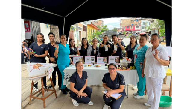 MPSM y puesto de salud 09 de Abril, realizan Sesión Demostrativa para la prevención de la anemia en el marco del Compromiso 1.