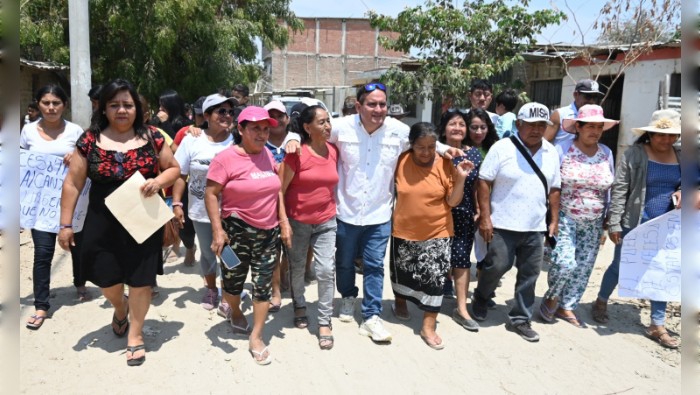 Visita de alcalde provincial