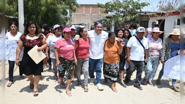 Visita de alcalde provincial 