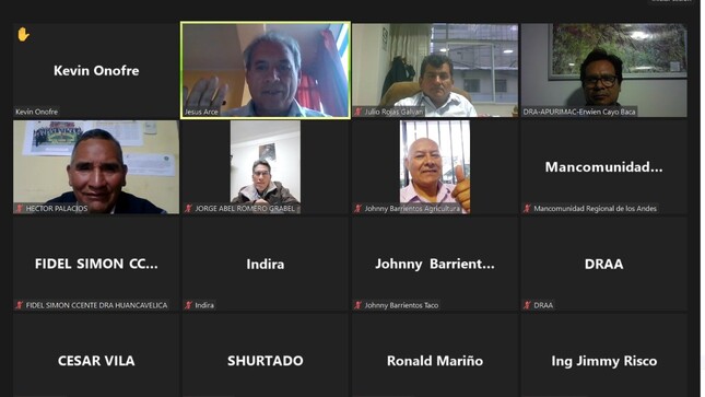 Fotografía de la reunión.