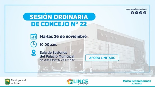 Sesión Ordinaria de Concejo N°22 🤝