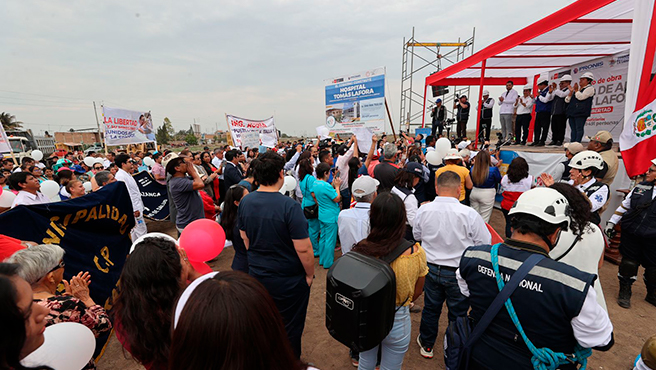 La Libertad: Minsa dio inicio a la ejecución del proyecto del Hospital Tomás Lafora que beneficiará a más de 20 000 personas