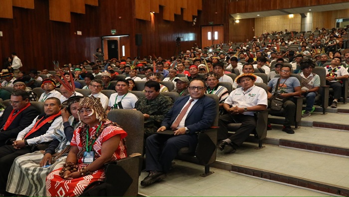 El magistrado del TC, Gustavo Gutiérrez Ticse participa en la Primera Cumbre Nacional de Pueblos Indígenas en Ucayali