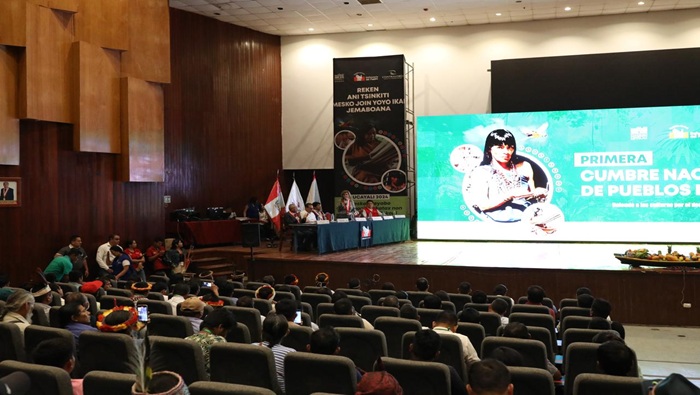 Presidenta del TC Luz Pacheco participó en inauguración de la Primera Cumbre Nacional de Pueblos Indígenas en Ucayali