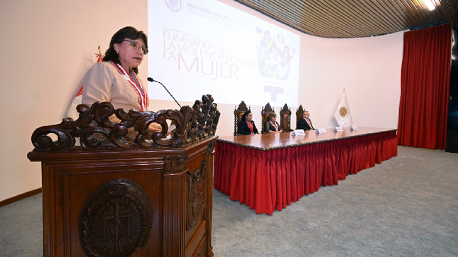 Fiscal de la Nación, Delia Espinoza, anunció el fortalecimiento de estrategia para reducir tasa de feminicidio en el país