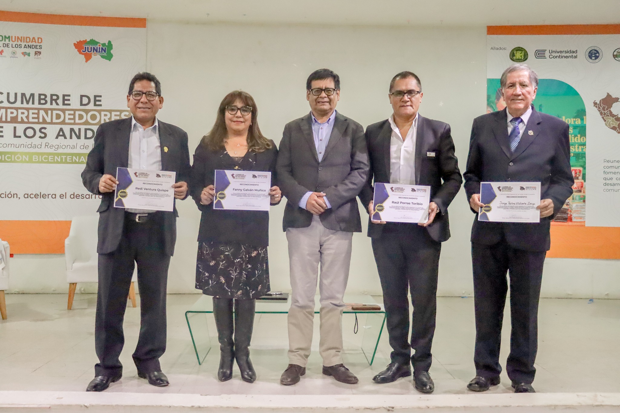 Fotografía de los Presidentes de las Cámaras de Comercio en el ámbito de la MRDLA.