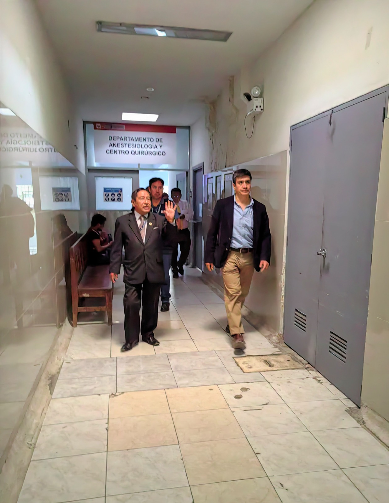 Visita de representante del MINSA