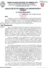 Vista preliminar de documento RESOLUCION DE SUB GERENCIA Nº 026-2024-MDCA-SGAF