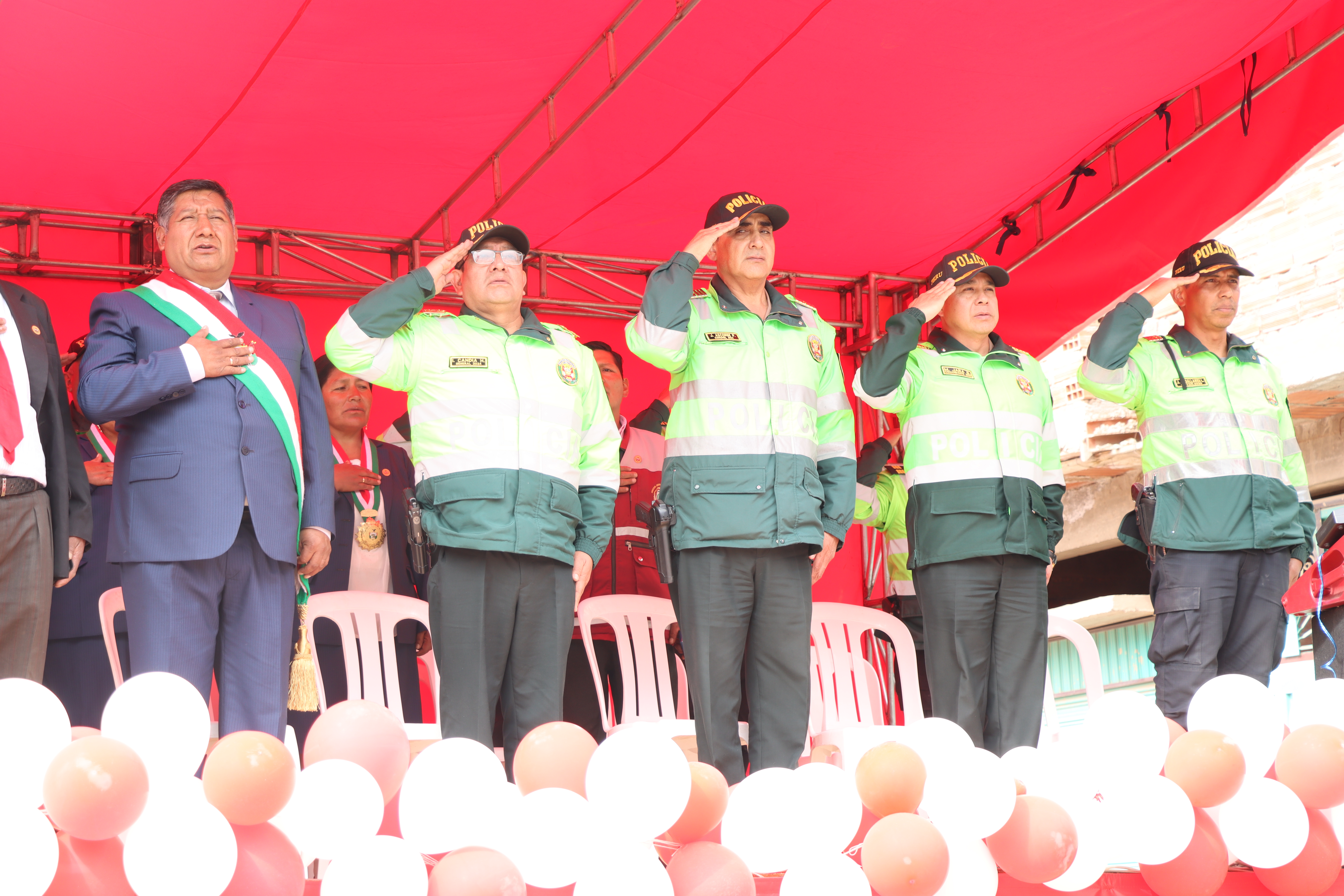 Participantes de la inauguración del PAR