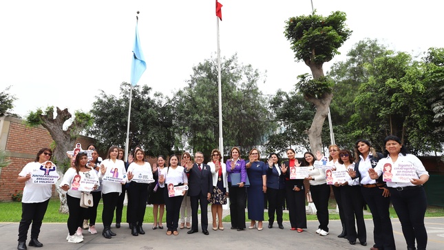 Gobierno Regionasl del Callao alza su voz en contra de la violencia hacia la mujer
