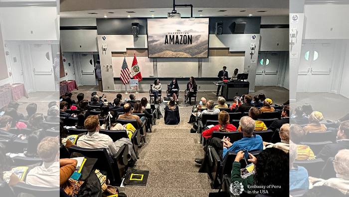 Proyectan documental "Expedition Amazon” en la Catholic University of America