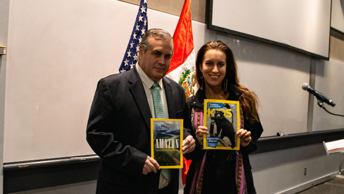 Proyectan documental "Expedition Amazon” en la Catholic University of America