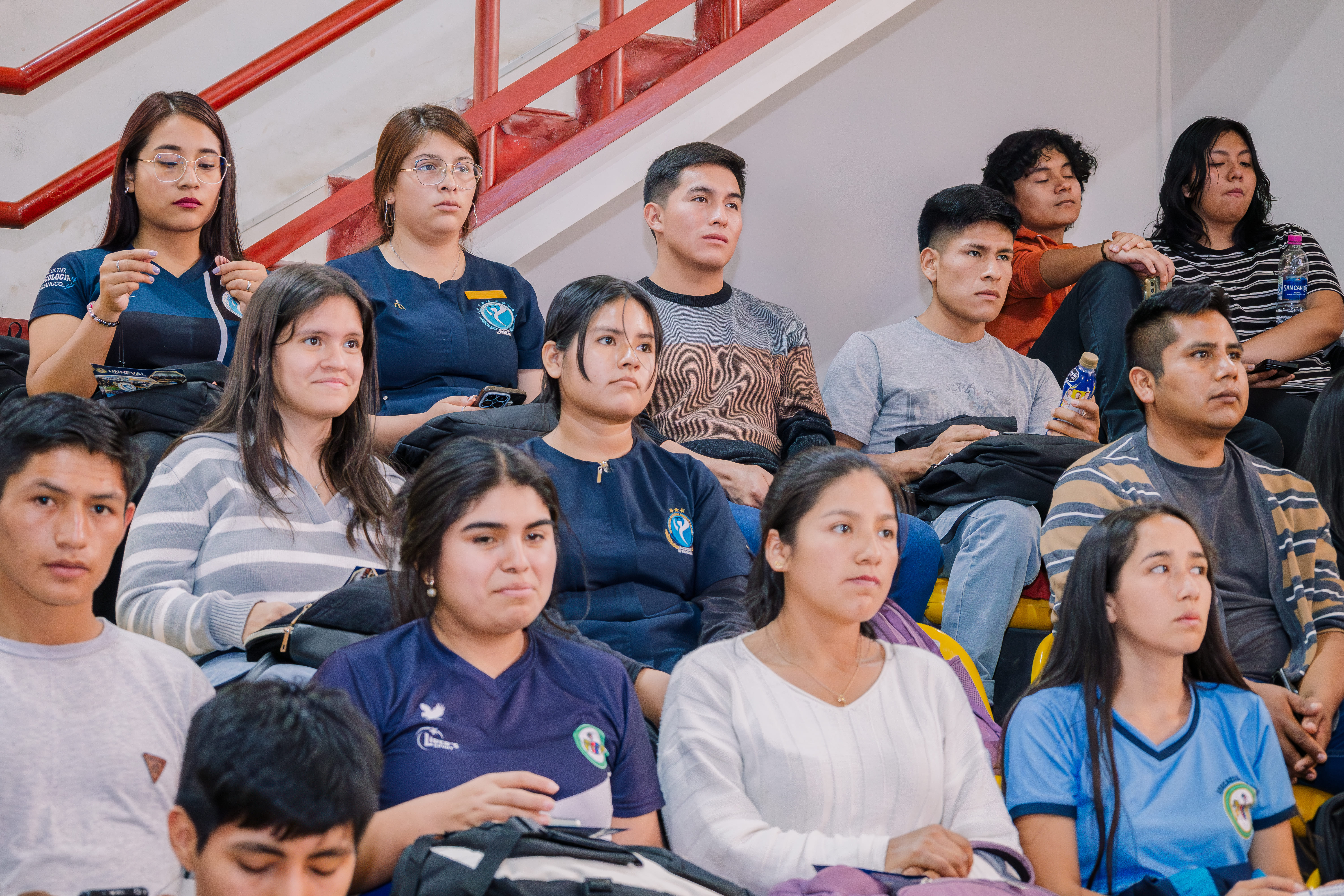 Estudiantes en la capacitación sobre pasantías.