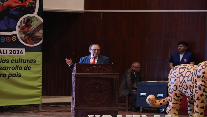 Magistrado del TC Gustavo Gutiérrez Ticse participó en la Primera Cumbre Nacional de Pueblos Indígenas que se realiza en Ucayali
