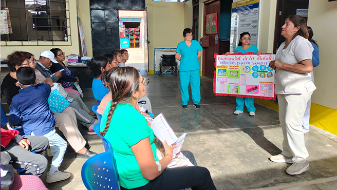 Los establecimiento Pertenecientes a la Red de Salud Lambayeque realizaron actividades en el marco del Día Mundial de la Lucha Contra la Dia