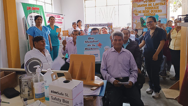 Los establecimiento Pertenecientes a la Red de Salud Lambayeque realizaron actividades en el marco del Día Mundial de la Lucha Contra la Dia