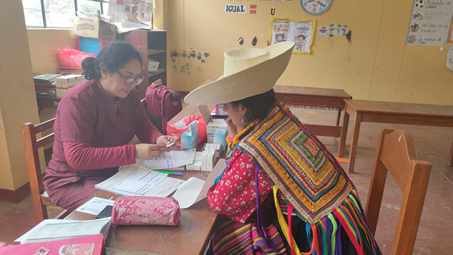 Feria Integral de Salud favoreció a comunidades de la zona altoandina del distrito de Incawasi