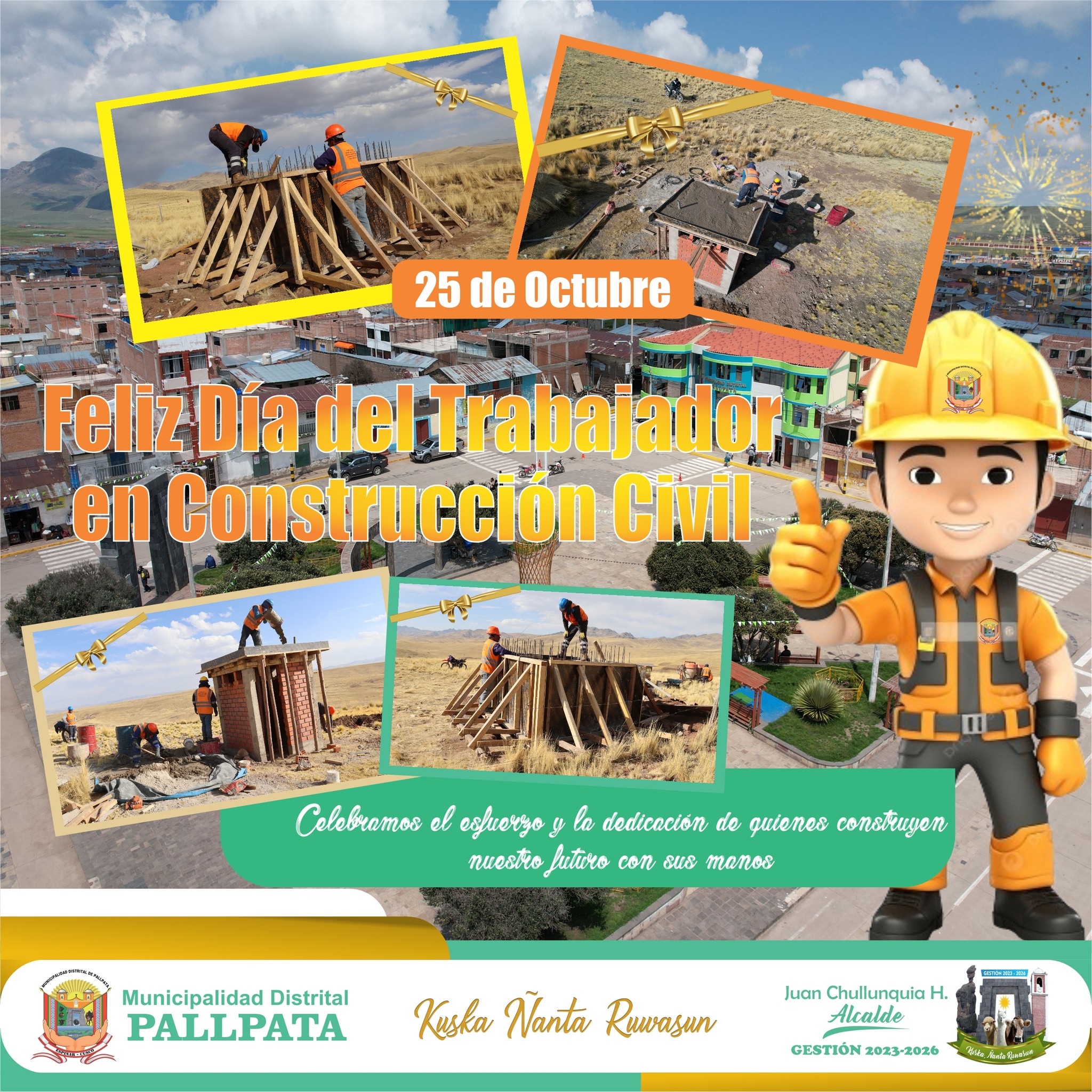 Saludo Por el Dia del Trabajador en Construccion Civil