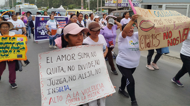Lima Sur se une para erradicar la violencia contra la mujer