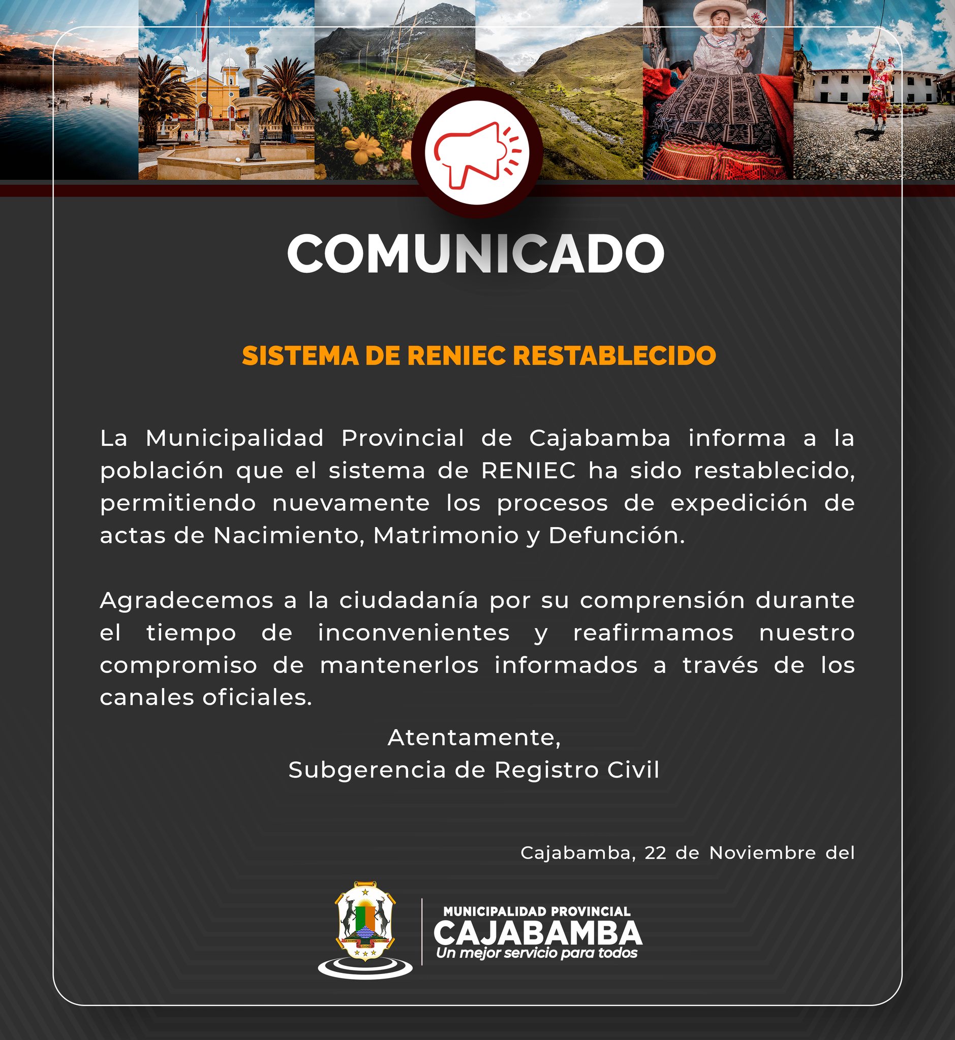 Comunicado