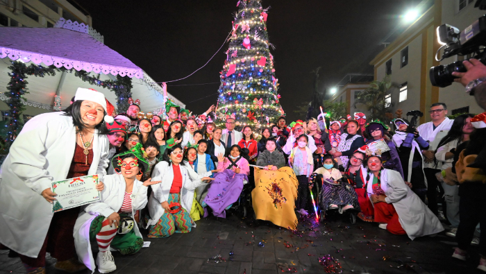 Pequeños guerreros: pacientes del INSN Breña ya viven la magia de la Navidad en medio de su lucha por recuperar su salud