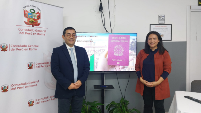 Consulado General del Perú en Roma realiza conferencia sobre derecho migratorio y ciudadanía italiana