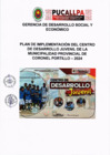 Vista preliminar de documento PLAN DE IMPLEMENTACION DEL CENTRO DE DESARROLLO JUVENIL MPCP