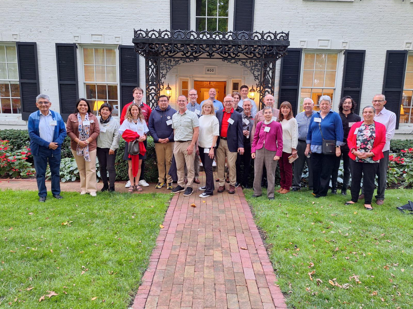 Participantes de pasantía en Wabash College