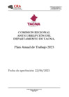 Vista preliminar de documento Plan Anual de Trabajo Comisión Regional Anticorrupción 2023