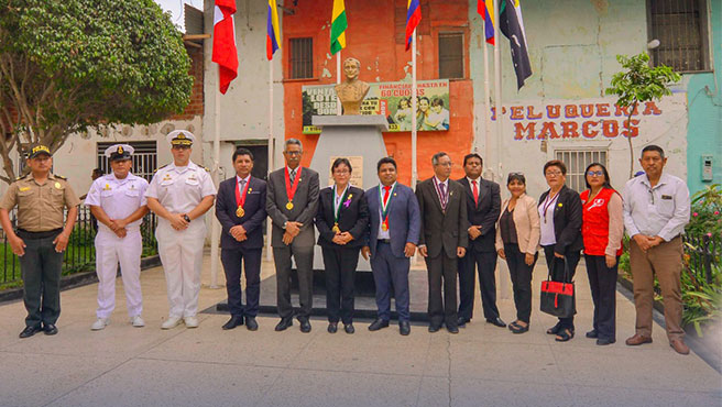 Paita rinde homenaje a Manuelita Sáenz.