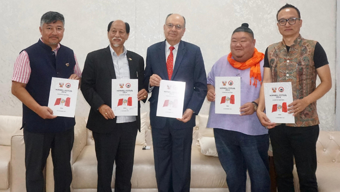 Embajador peruano y líder de Nagaland dialogan sobre la participación del Perú en el Festival cultural más emblemático de la India