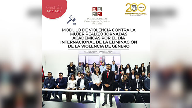 Módulo de violencia contra la mujer realizó jornadas académicas por el Día internacional de la eliminación de la violencia de género