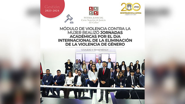 Módulo de violencia contra la mujer realizó jornadas académicas por el Día internacional de la eliminación de la violencia de género