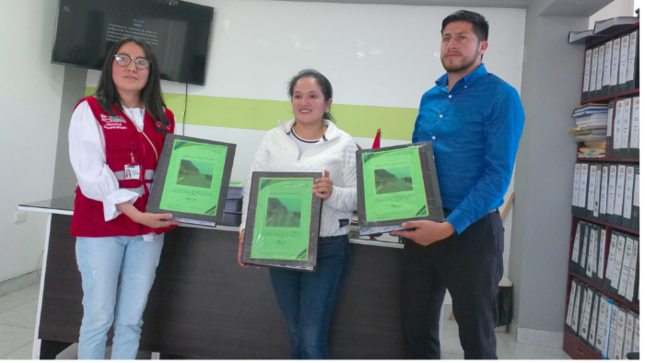 Visita de la Congresista Edith Julon Irigoin