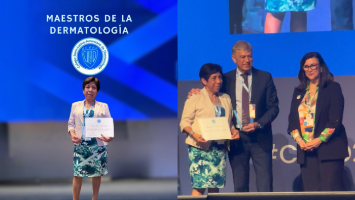 Doctora del INSN es reconocida como Maestra de la Dermatología Ibero Latinoamericana 2024