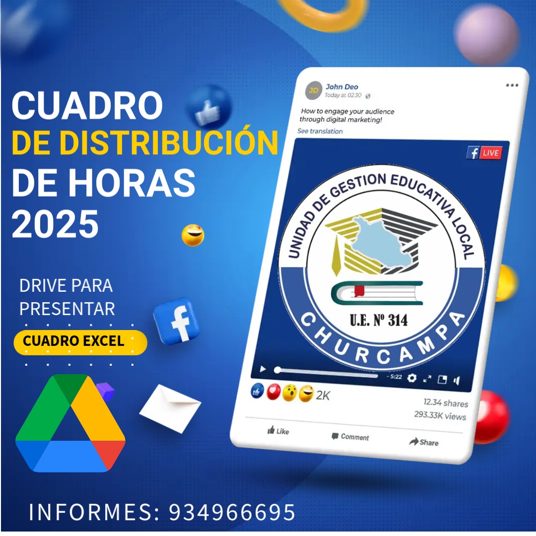 Cuadro de Distribución de Horas 2025
