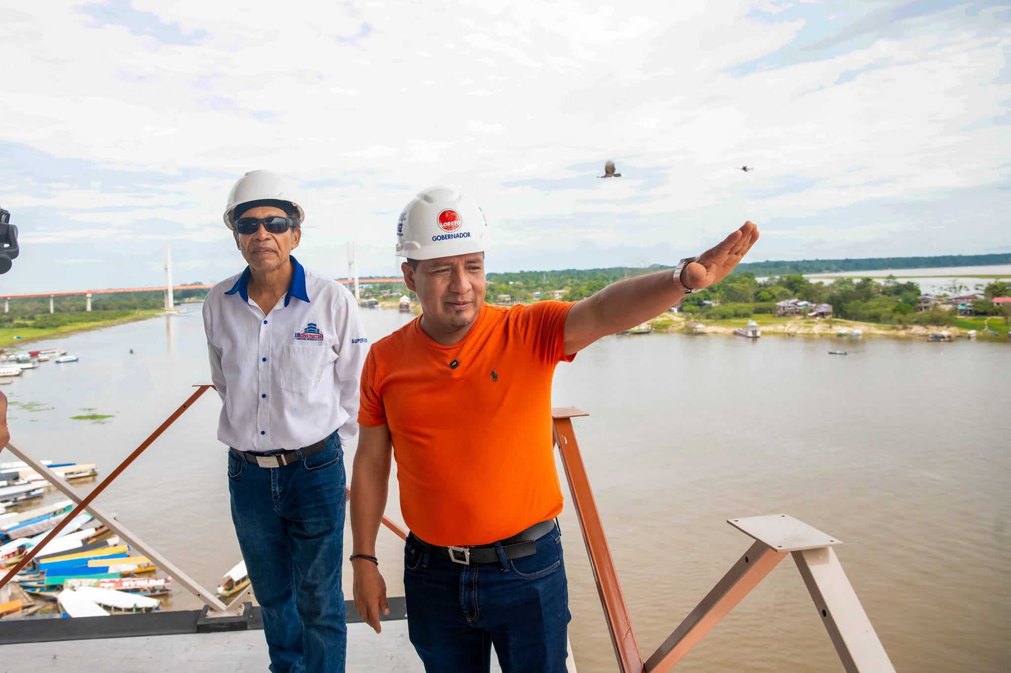 Gobernador René Chávez inspecciona avance del 71% en la marina turística con una inversión de S/ 80,423,322.61