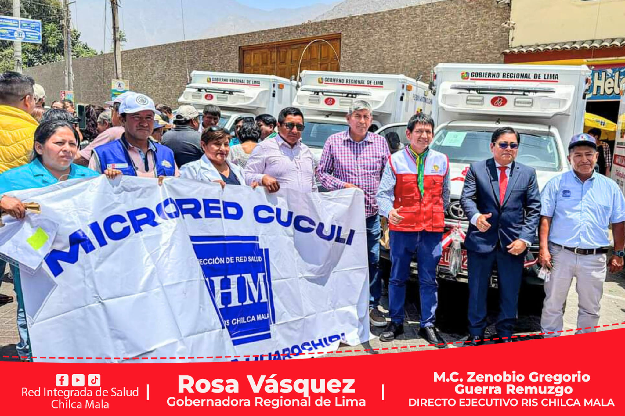 Gobierno Regional de Lima entrega ambulancias equipadas en Santa Eulalia, Huarochirí