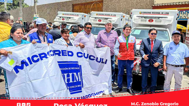 Gobierno Regional de Lima entrega ambulancias equipadas en Santa Eulalia, Huarochirí