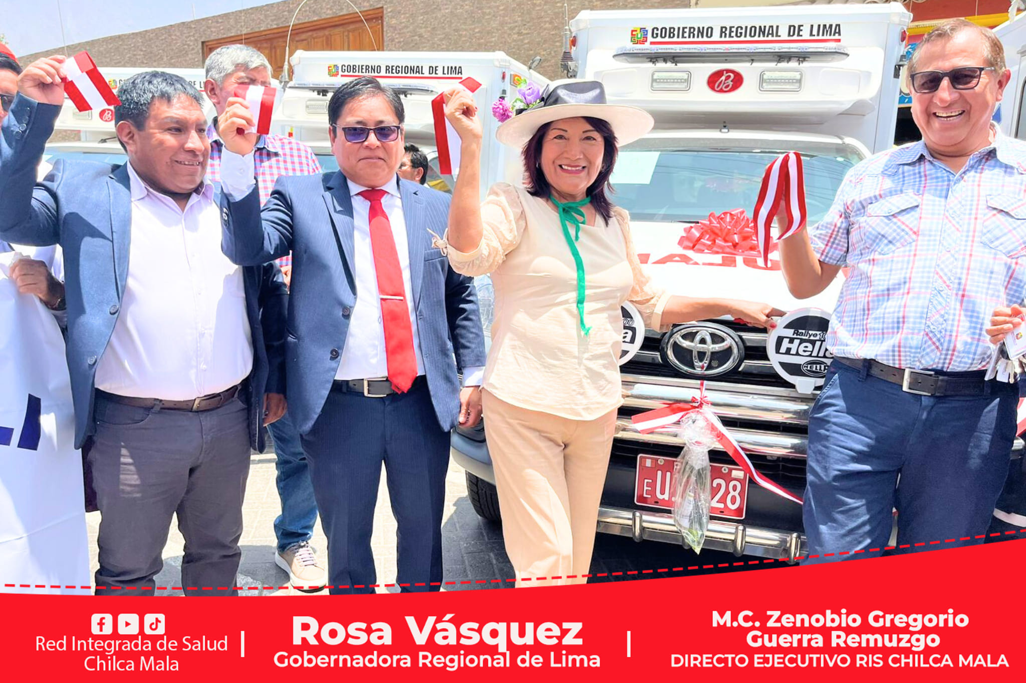 Gobierno Regional de Lima entrega ambulancias equipadas en Santa Eulalia, Huarochirí