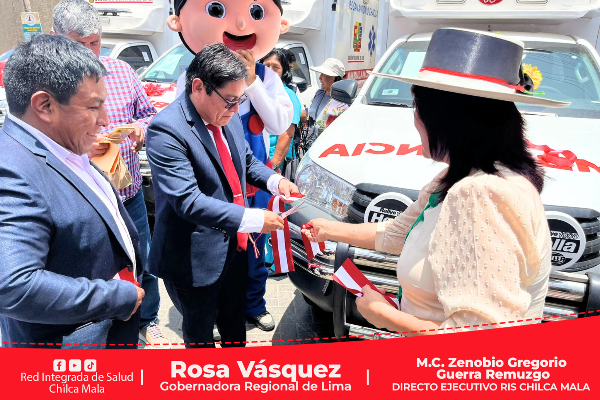 Gobierno Regional de Lima entrega ambulancias equipadas en Santa Eulalia, Huarochirí