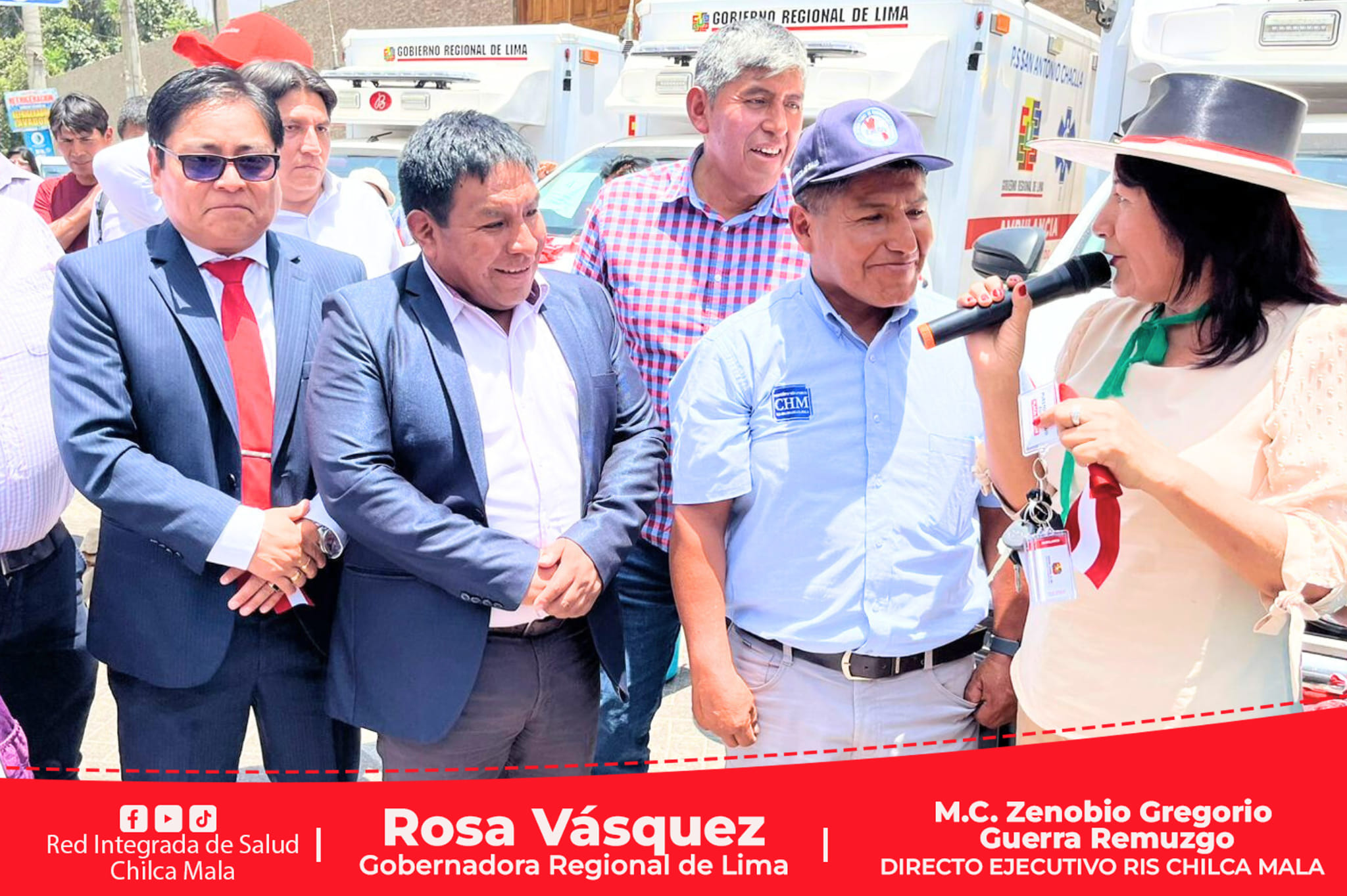Gobierno Regional de Lima entrega ambulancias equipadas en Santa Eulalia, Huarochirí