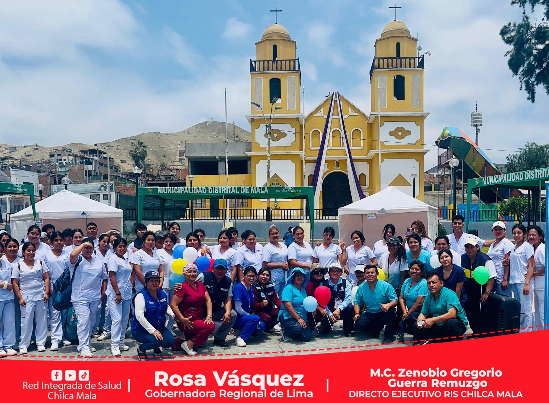 RIS Chilca Mala realiza con éxito importante Jornada de Salud Integral en el AA.HH. Dignidad Nacional de Mala.
